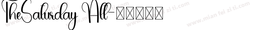 TheSaturday Alt字体转换